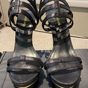 BEBE BLACK STILETTO